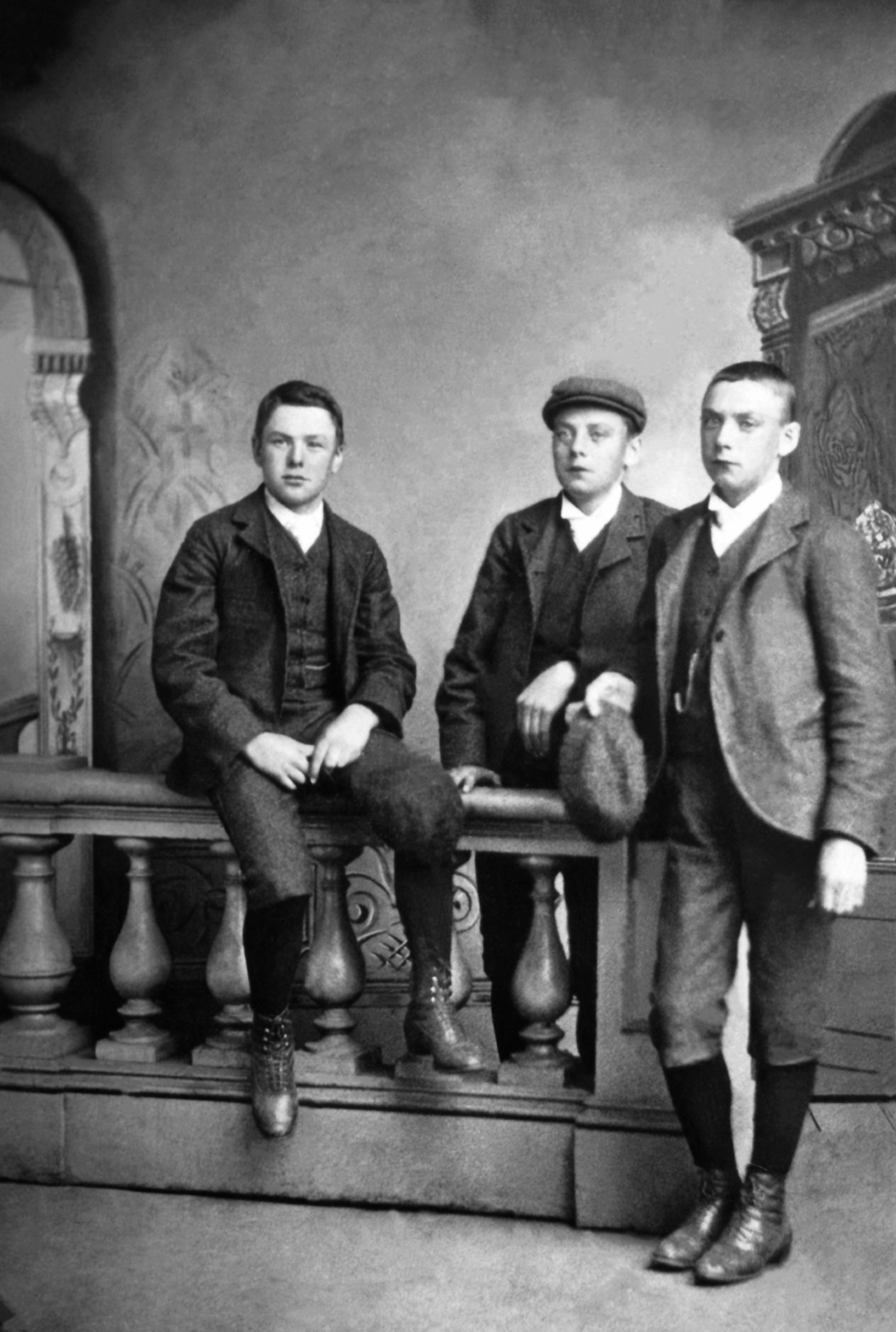 Charles Victor, James Duggan & Joseph Patrick Monaghan Halifax 1889 Web1